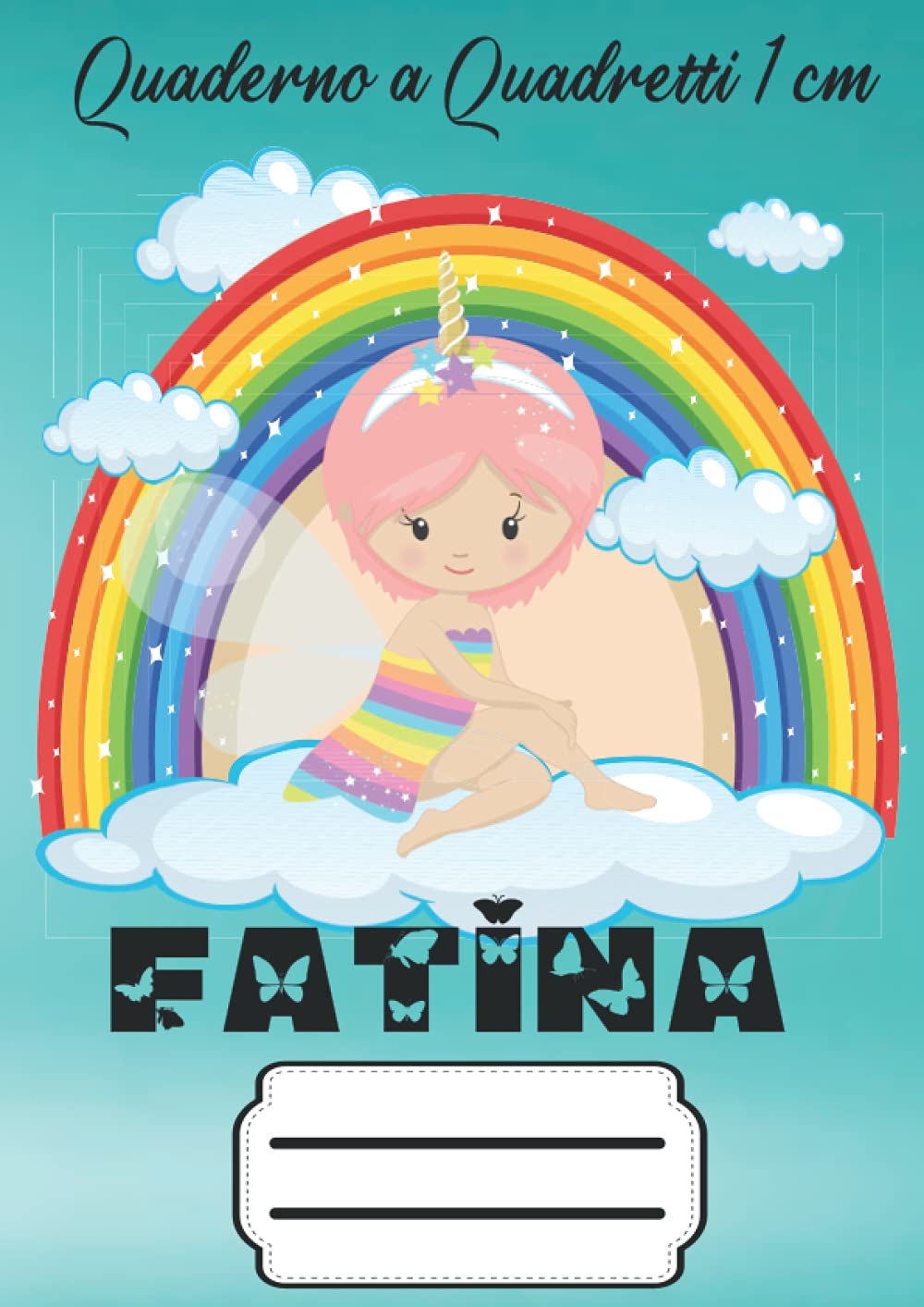 QUADERNO A QUADRETTI 1 CM FATINA: QUADERNONE A QUADRETTI IN UN FORMATO MAXI A4 (21CM X 29,7 CM) PROGETTATO PER L’USO QUOTIDIANO | IDEALE PER LA SCUOLA ... CON QUADRETTI DA 1 CM (10 MM) PER LATO