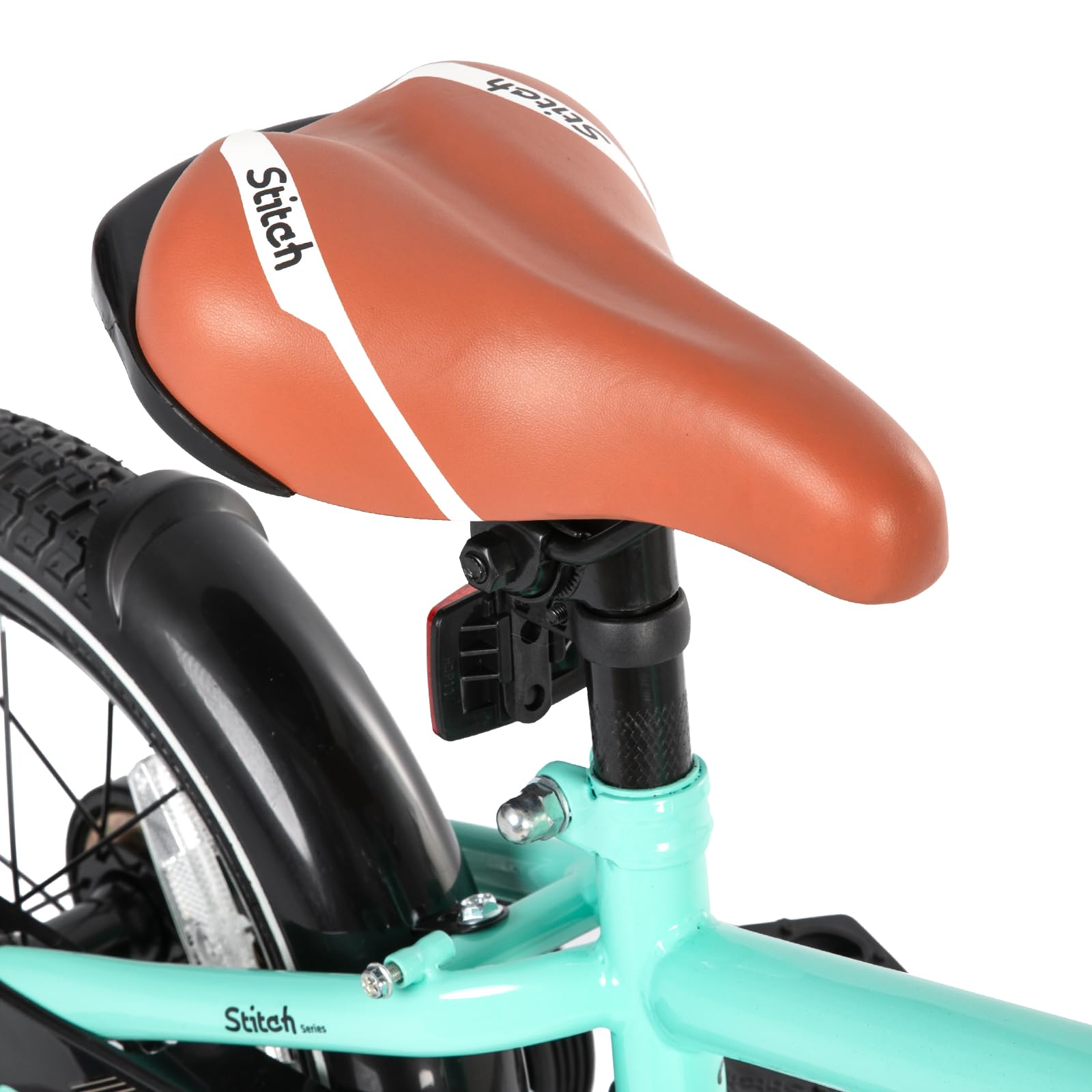 STITCH 14 Zoll Kinderfahrrad für 3-5 jährige Jungen, 14' Zoll Fahrrad für Jungen mit Stützrädern, Grün