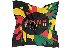 Women's Square Silk Hair Scarves and Wraps 24inch - Perfect for Juneteenth Celebration