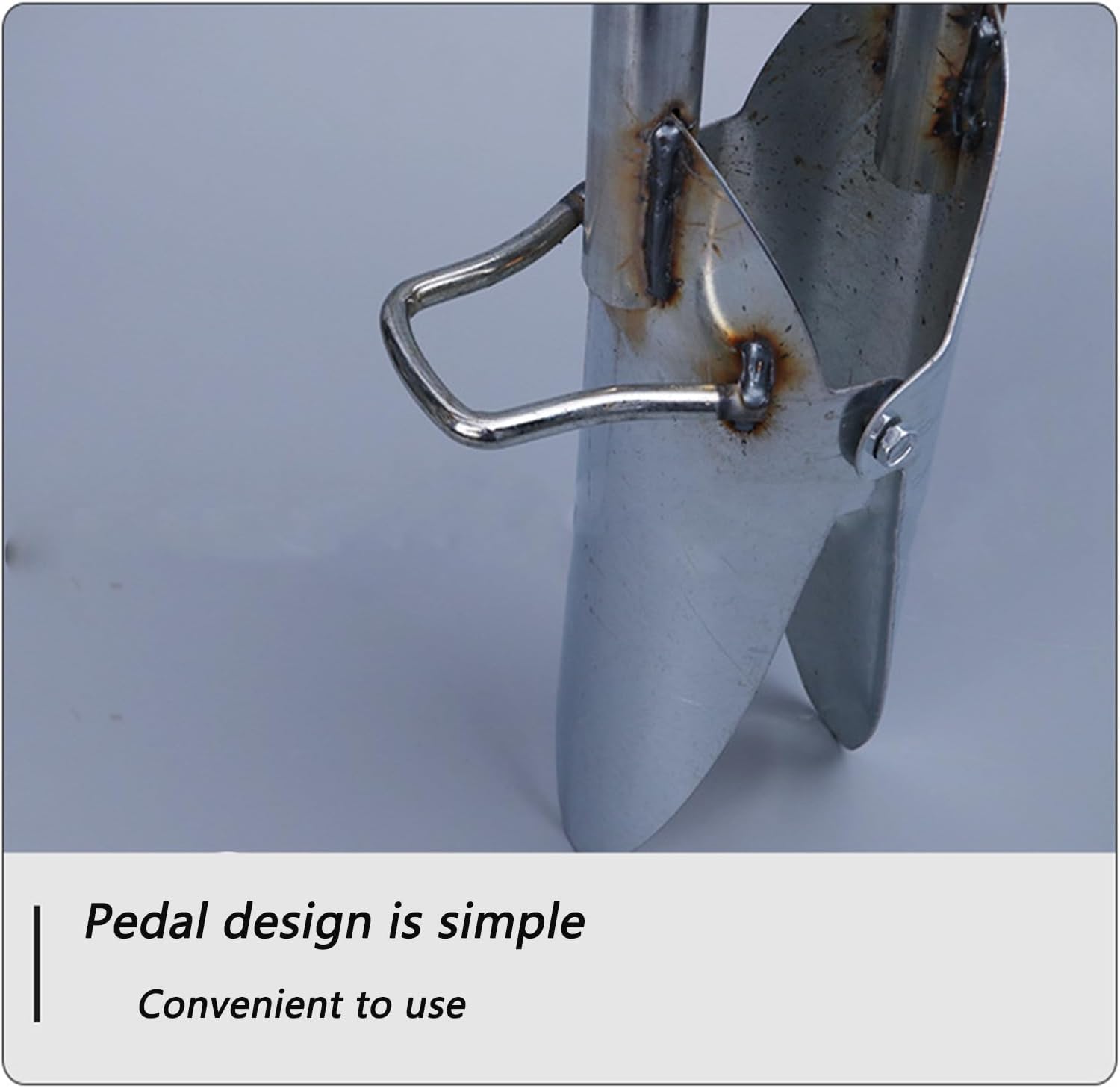 Seedling Planter, Bulb Planter Soil Sampler Manual Transplanter Soil Sampler Garden Tool for Digging Transplanting Seeding,Double Handle,Pedal