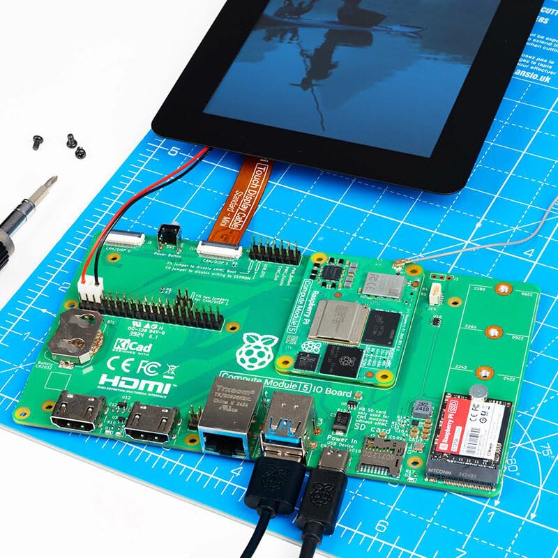 VIDOO Scheda Espansione IO Compute Module 5 CM5IO Socket PCIe M.2M Key con Interfacce Ricche