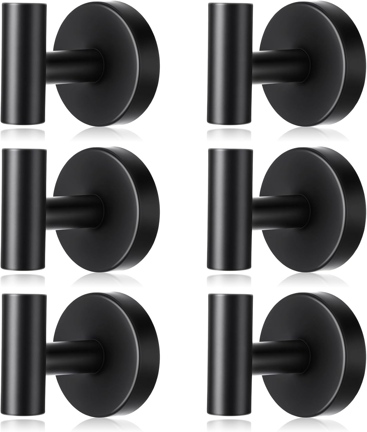 Shimeyao 6 Pack Suction Cup Hooks for Shower 15lbs Heavy Duty Stainless Steel Towel Hooks No Drill Waterproof Rustproof Hanger for Bathroom Kitchen Wall Loofah Robes(Hanging Hook,Gold)