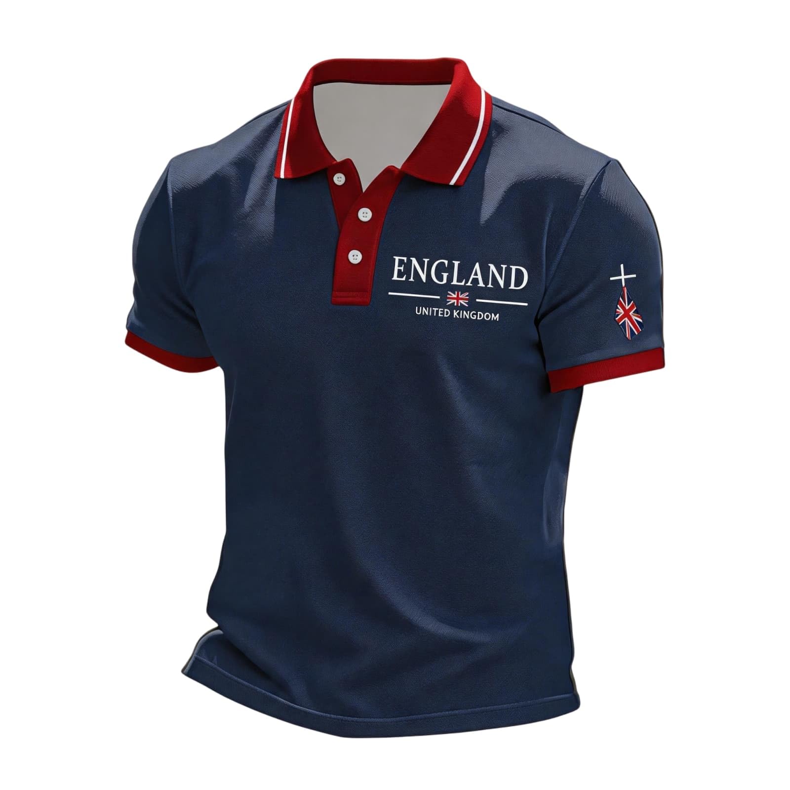 England Football T Shirt Mens Scotland Short Sleeve Jersey Fan Training Sports 02-Watermelon Red M
