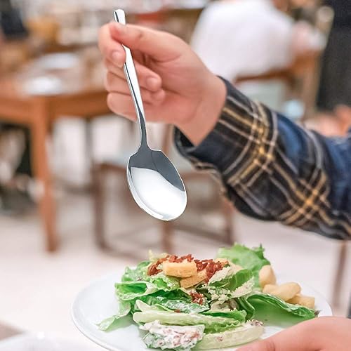 Miniatura 4 de Xowine Cuchara para servir buffet de acero inoxidable, 6 piezas