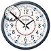 ertt EasyRead Time Teacher Kids Wall Clock - Learn The Time Children's Clocks - Teaching Clocks for Children for Classroom, Bedroom, Home-Schooling - Learning Clock for Kids with Blue Face (35cm)