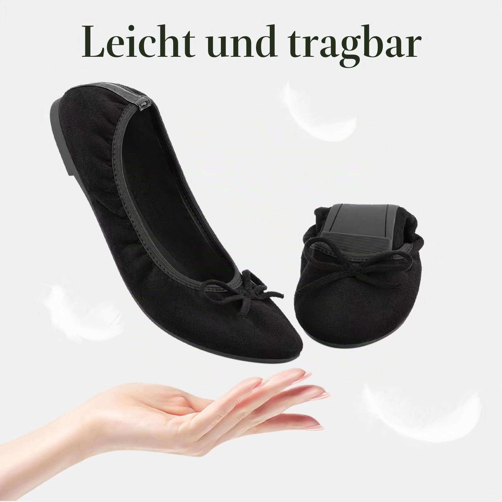Greatonu Damen Ballerinas Flach Tanzschuhe