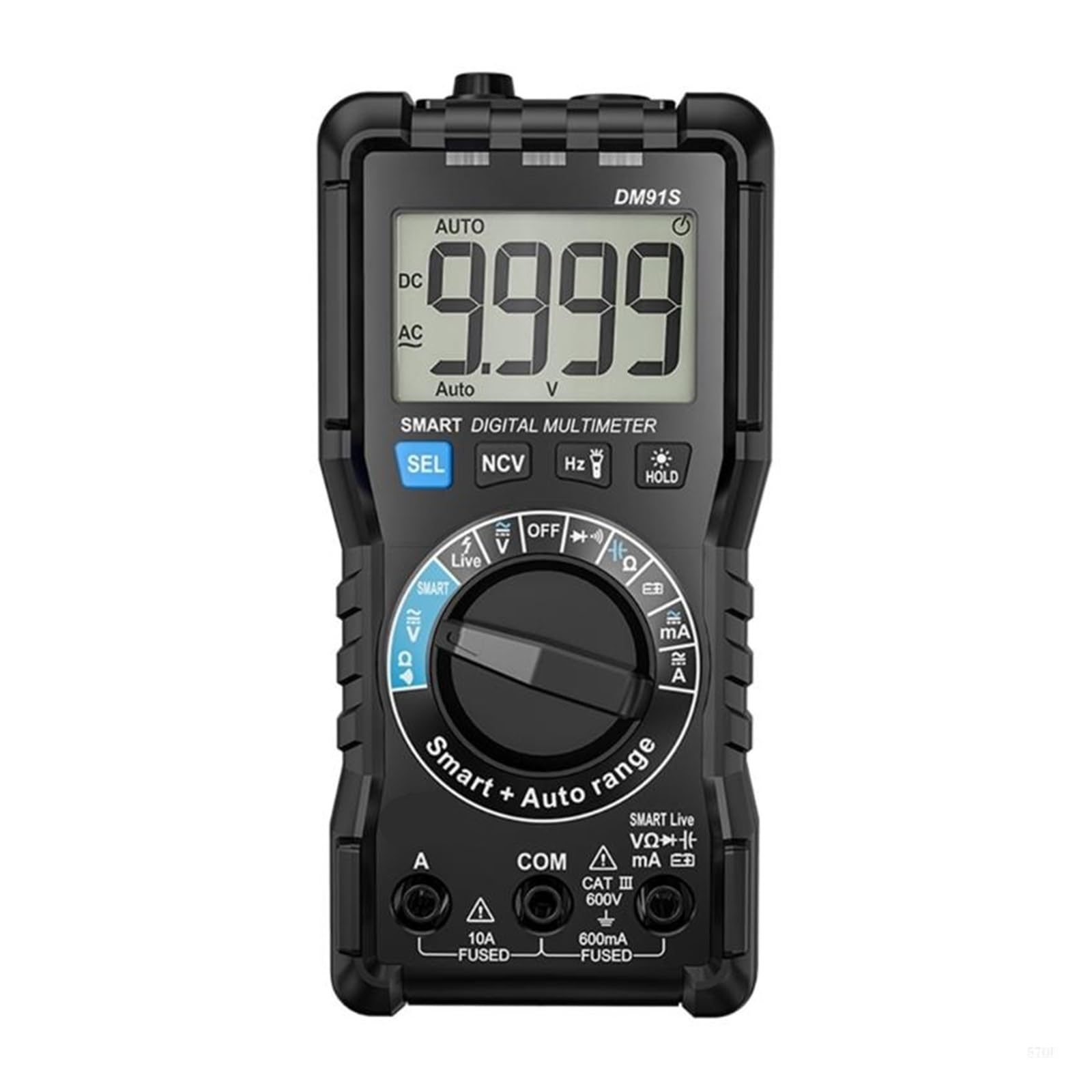 Multimeter Digital, Digitalmultimeter - Transistortest, Amperemeter, Voltmeter, Kapazitätstester, Geeignet(DM91S)