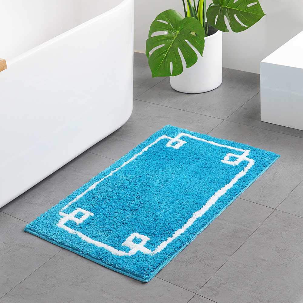 Tapis de travail bleu en velours 45x65 cm pour un bureau ordonné