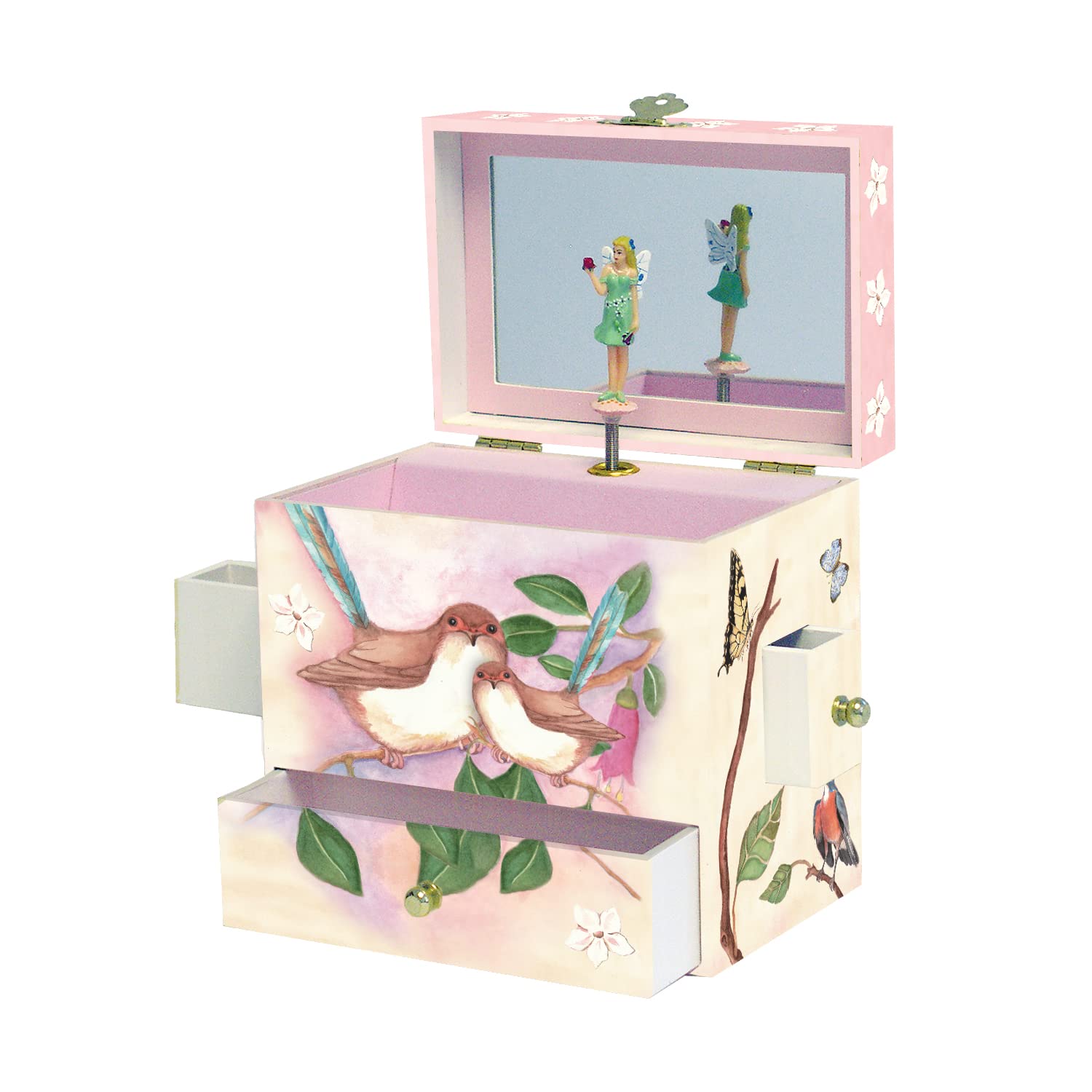 Amazon.com: Enchantmints Sweet Fairy Wren Jewelry Box for Girls