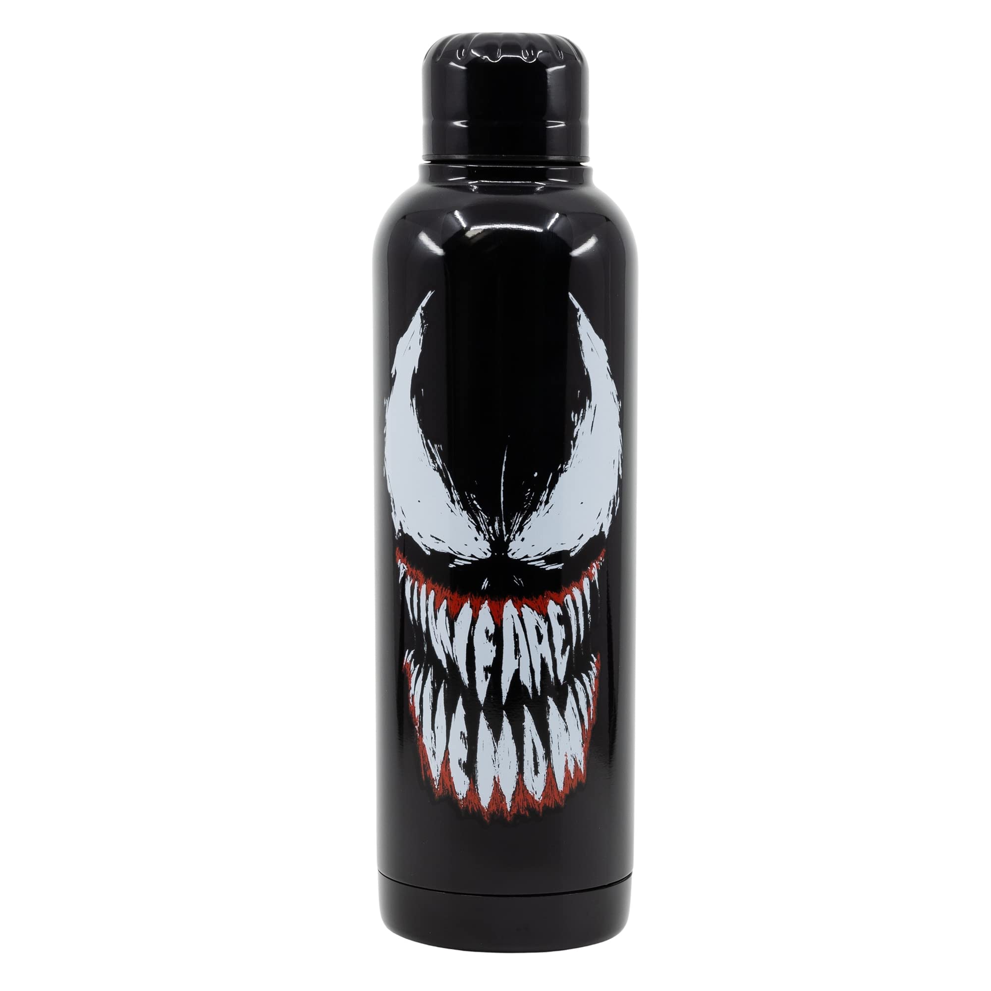 Stor Black Metal Bottle - Venom