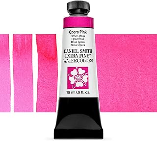DANIEL SMITH 284600198 Extra Fine Watercolor 15ml Paint Tube, Opera-Pink, 0.5 Fl Oz (Pack of 1)