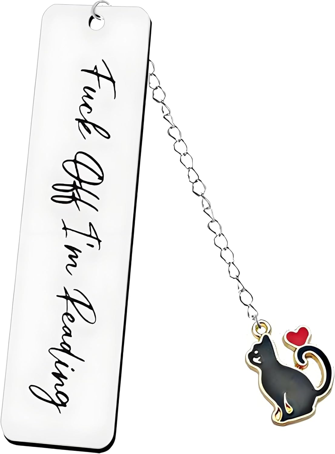 Funny Gifts Metal Stainless Steel Bookmarks for Women Men Book Lover, Bookmarks for Book Lovers Writers Avid Readers Funny Reading Coworker Reader Birthday Funny Easter Gifts (I’m Reading)