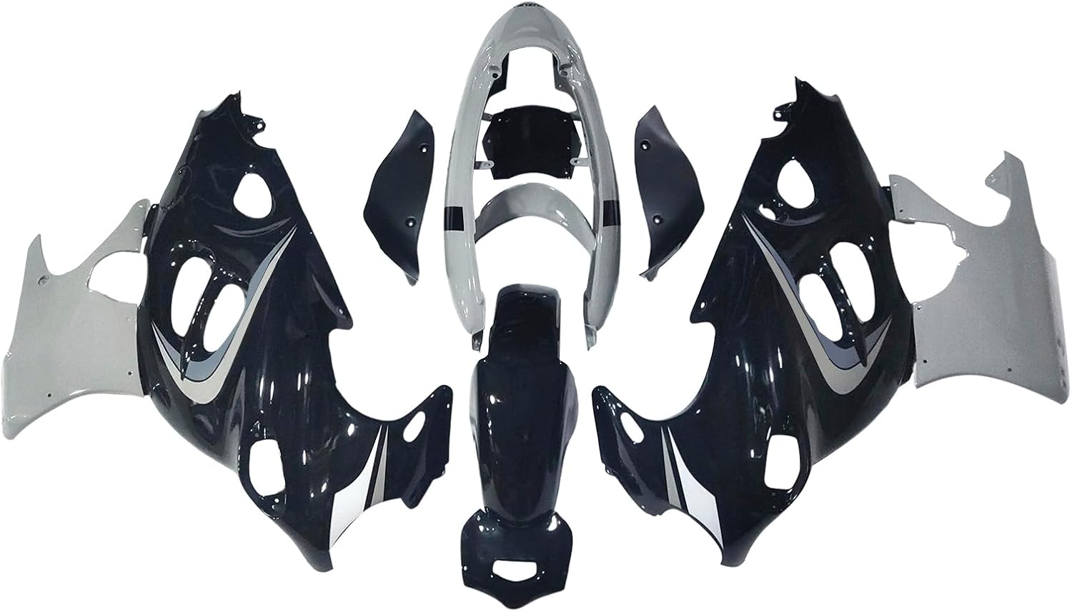 Bruce & Shark Injection Fairing Kit Bodywork For Suzuki Katana GSXF600 GSXF750 2003-2006, Direct Fit ABS Fairing Panels