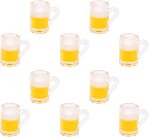 Miniatura 2 de 10 mini tazas de cerveza de plástico de 1 onza, vasos de chupito pequeños con asas, vasos transparentes reutilizables para degustación de cerveza