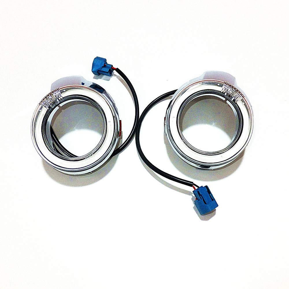 July King LED Light Guide Daytime Running Lights for Ford Focus III 2011 2012 2013, LED Angel Eyes DRL, 1:1 Replacement