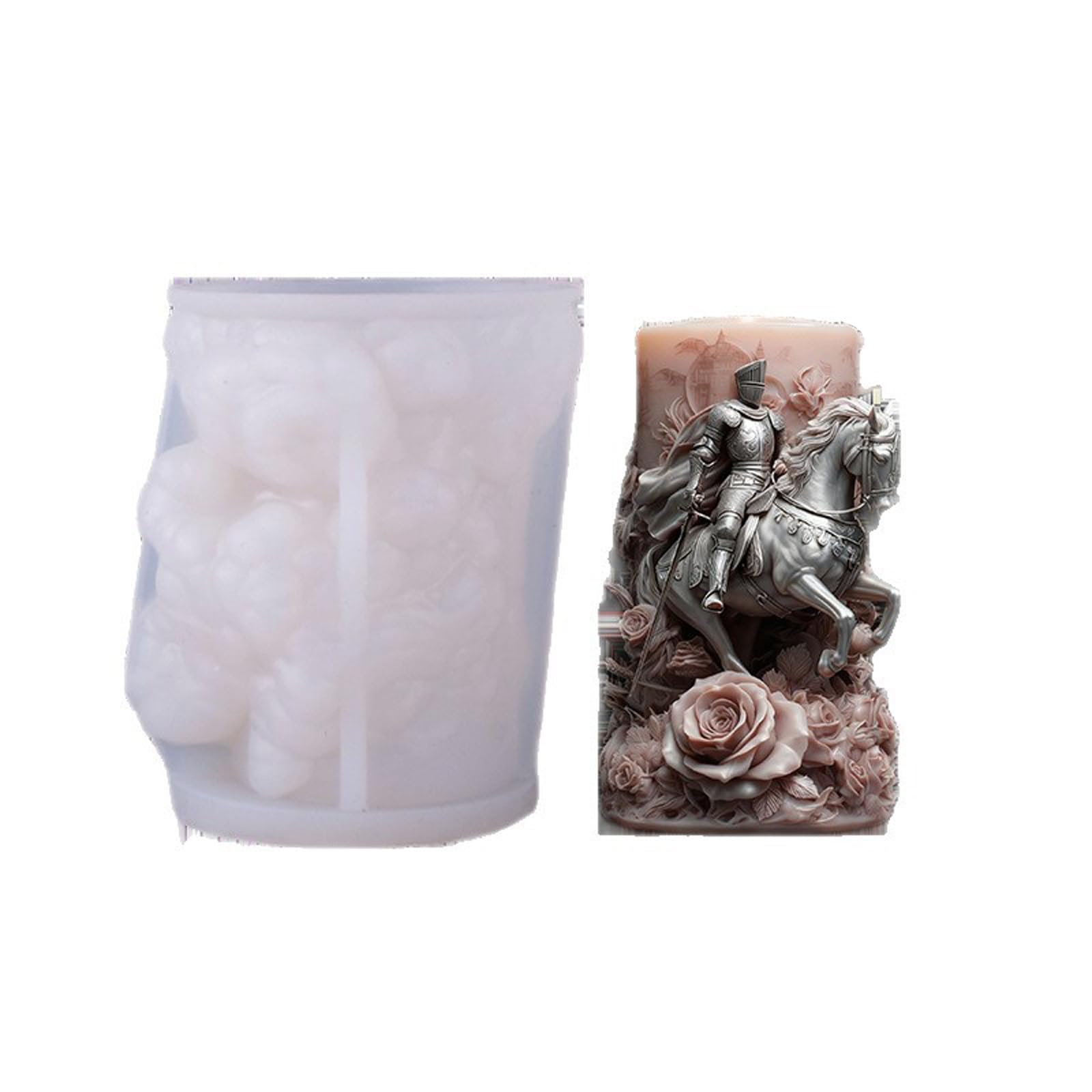 Jazuaiao Soldier Silicone Mold for Making Soap Easy Demolding Multipurpose Silicone for Resin Casting Holiday Decoration Cast
