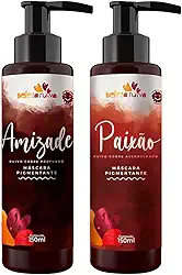 Beleza Ruiva – Kit Tonalizante Amizade e Paixão | Ruivo Cobre Profundo e Avermelhado | Hidratação, Brilho e Cores Intensas | Vegano e Sem Amônia