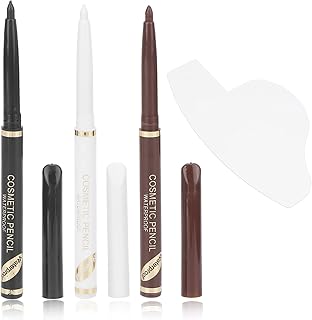 Caneta de enchimento de barba, caneta de enchimento de barba à prova d'água, enchimento de lápis de barba, ferramenta de modelagem de modelo de barba para homens, conjunto de enchimento de caneta de barba à prova de suor