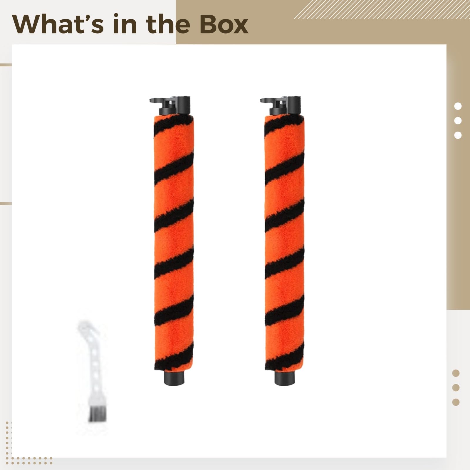Shark - Cepillo de repuesto para aspiradora, cepillo de rodillo de repuesto compatible con LZ600, LZ601, LZ602, L602C, incluye 2 cepillos principales y 1 cepillo de limpieza, diseño rojo para un fácil