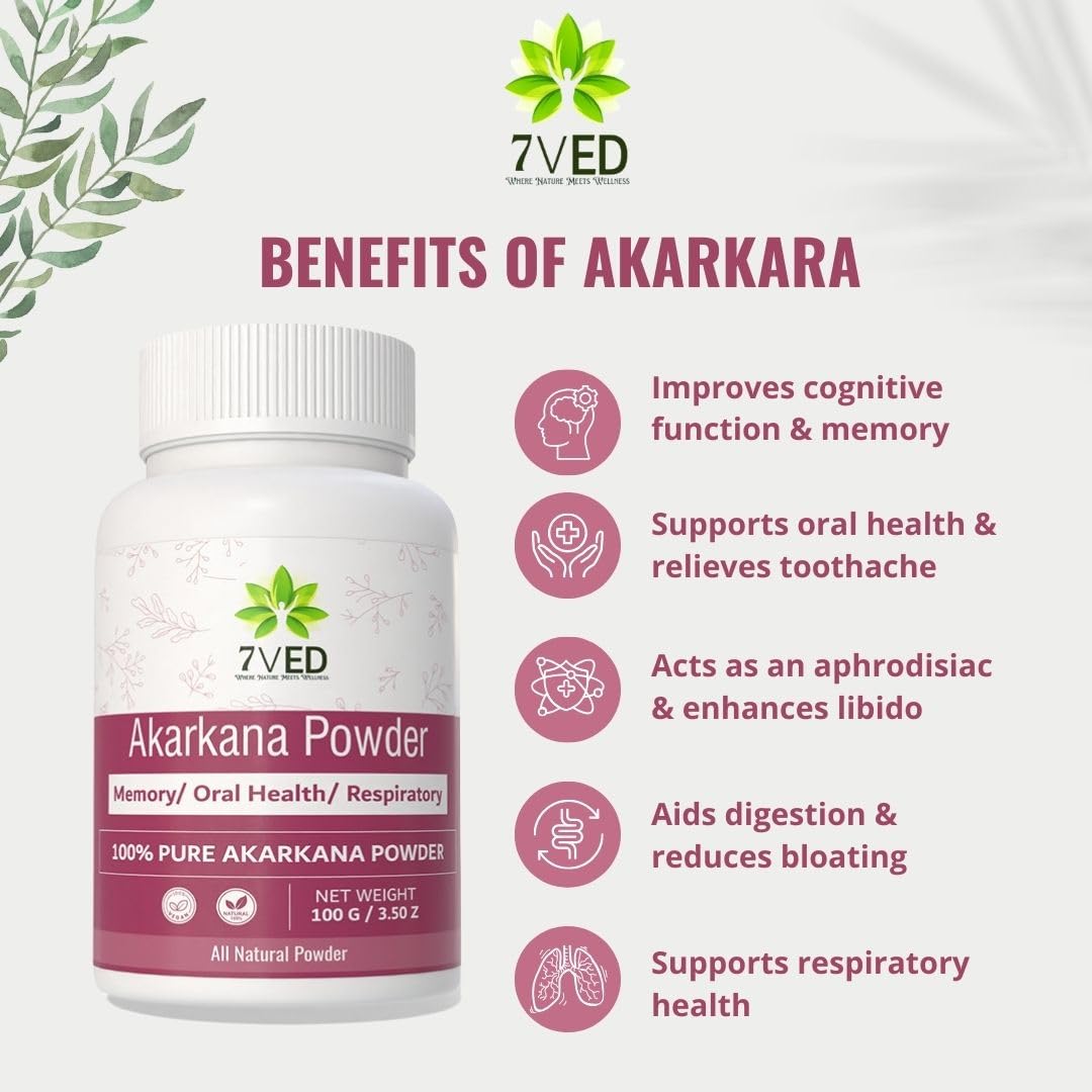 7VED Herbal Combo Pack – Gokhru, Akarkara, Ashwagandha, Kaunch Beej, Safed Musli & Shatavari Powder – 6 x 100g Each | Ayurvedic Health & Wellness Pack | 100% Pure & Natural - Image 3 thumbnail