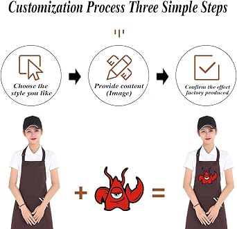 Customized apron Personalized apron LOGO apron can add photos