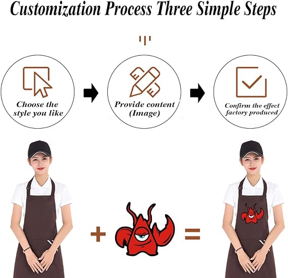 Customized apron Personalized apron LOGO apron can add photos