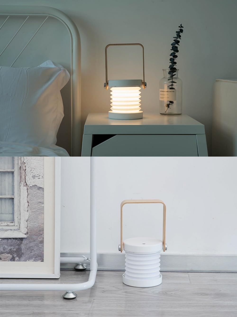 Linterna telescópica para niños, luz nocturna estirada, también linterna portátil, recargable por USB, práctica decoración de mesa de guardería, dormitorio y ABS, el mejor regalo de cumpleaños y