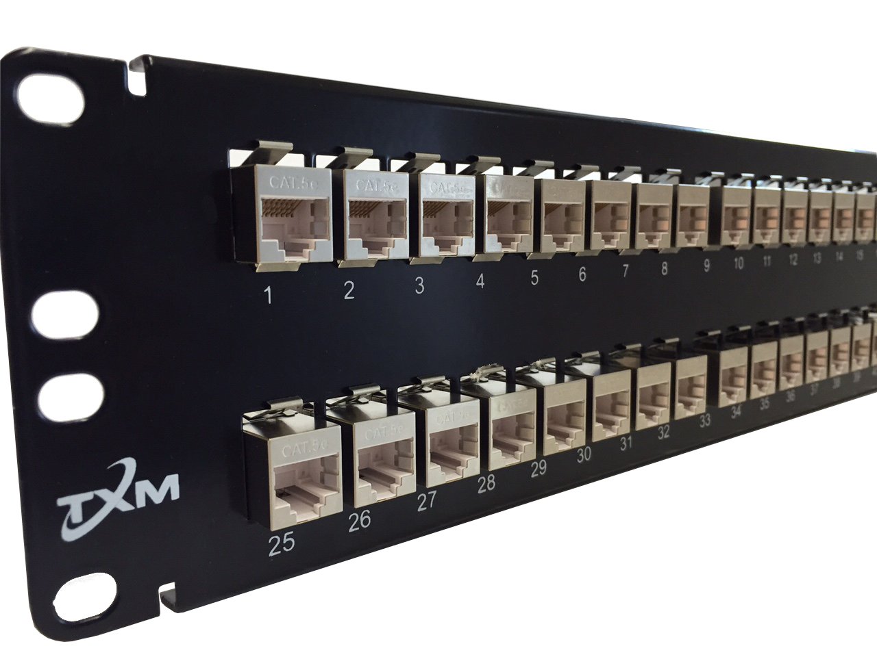 JPM806A-R2 EQUIV CAT5E 48-PORT PATCH PANEL 2RU 19