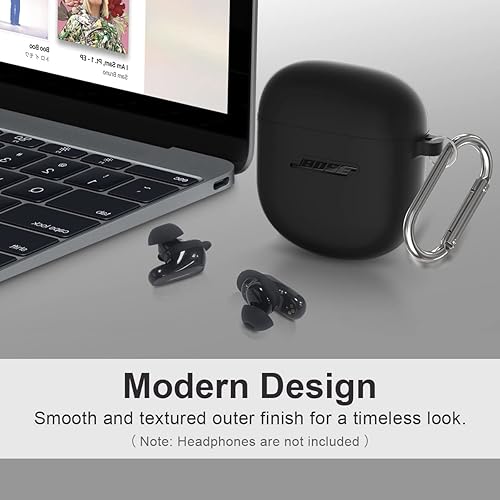 Miniatura 7 de Funda de silicona para auriculares Bose QuietComfort II (2022) y QuietComfort Ultra (2023), funda protectora a prueba de golpes para auriculares