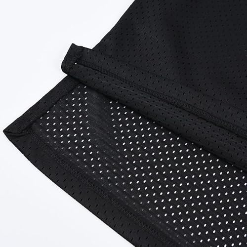 CNALLAR - Camiseta Bugs n.º1 de Baloncesto de la película “Space Jam” para Hombre, diseño de Hiphop, Halloween, Blanco, Negro/Rojo, S-XXXL, #1 Negro, Small