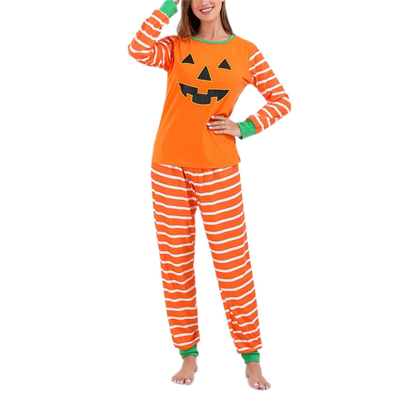 Ropa de dormir familiar de Halloween suave que no aprieta 8