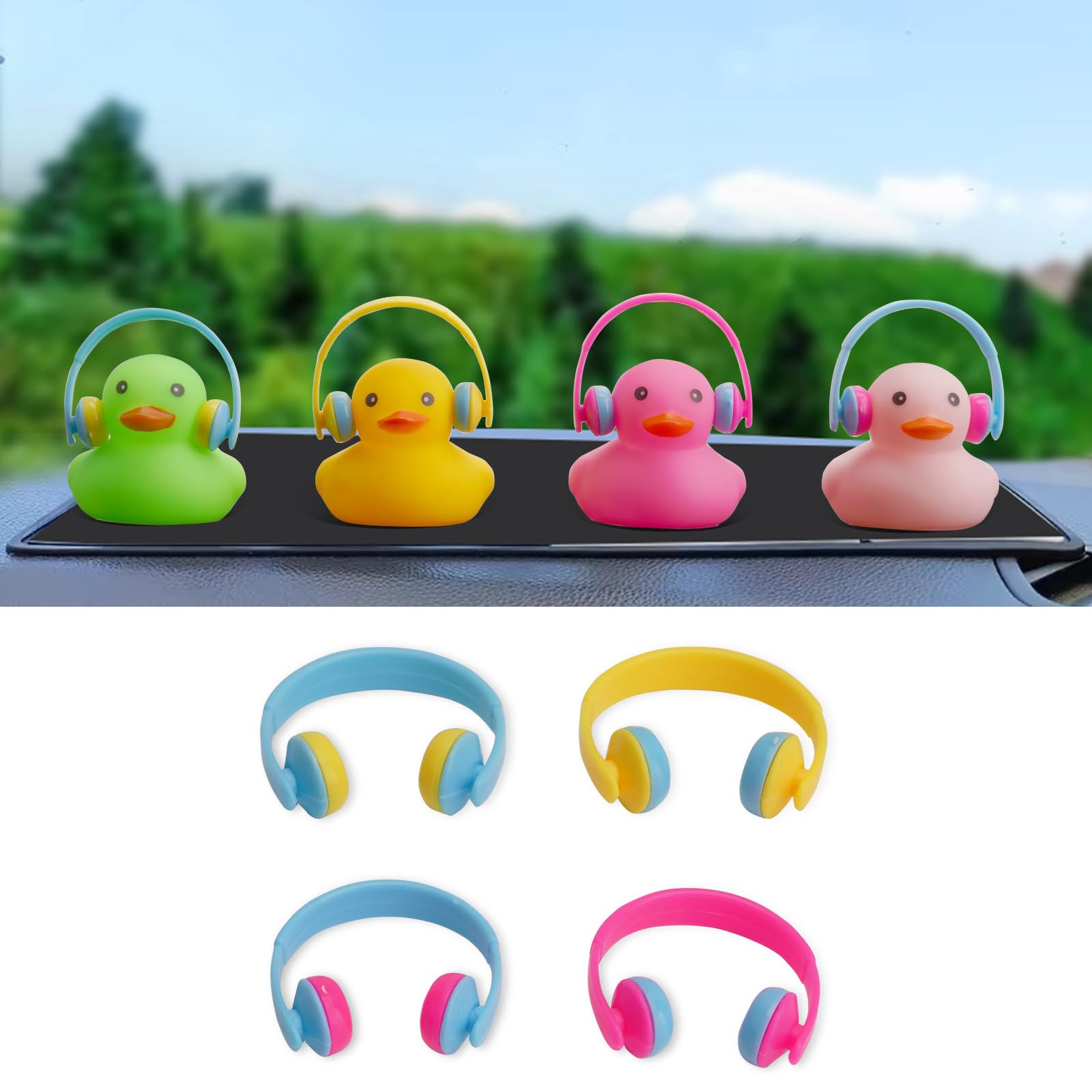 Decoration Camion Angry Duck Figurine De Radiateur Emblème De Voiture, Canard Cool, Accessoires De Décoration De Voiture, Figurine De Radiateur Convoi Pour Camion (couleur : Argent Canard Voiture