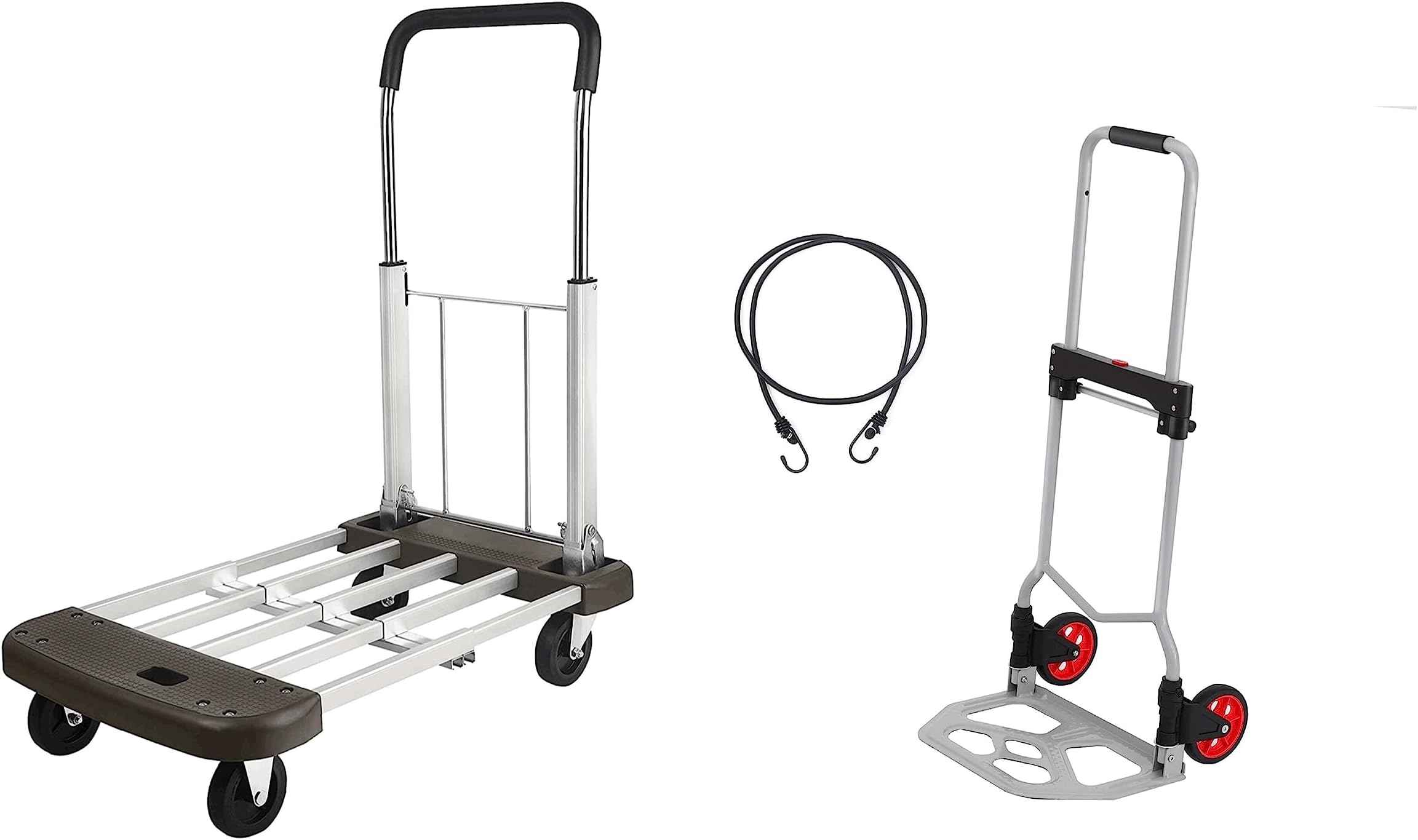 LEADALPlatform Truck Foldable Push Cart Aluminum Adjustable