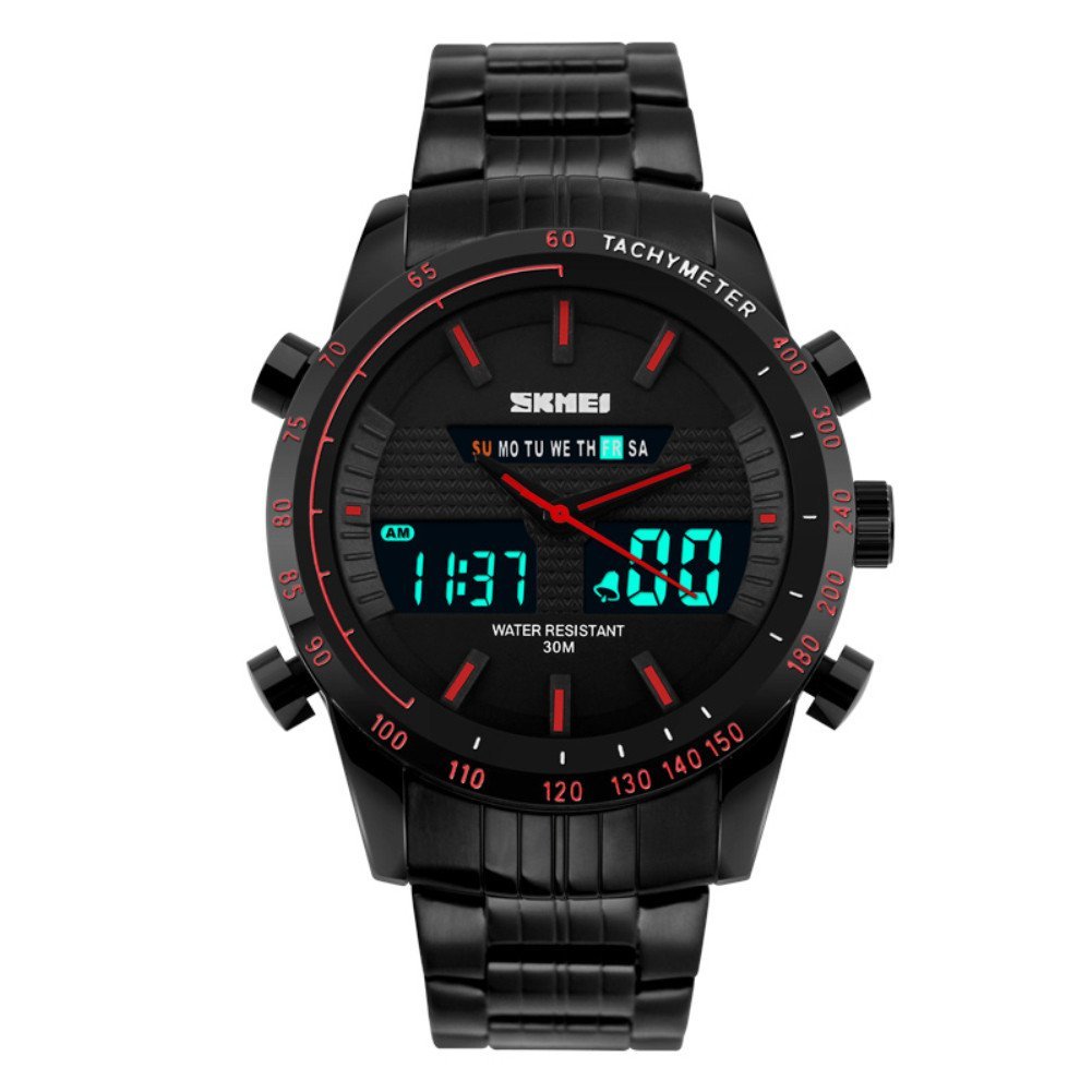 1131 Men Digital & Quartz Red Hands Wristatches