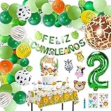 ¿Tienes una fiesta de cumpleaños para un niño? ¡Entonces compra esta decoración de cumpleaños de la selva que impresionará a tus invitados y creará el ambiente perfecto!
