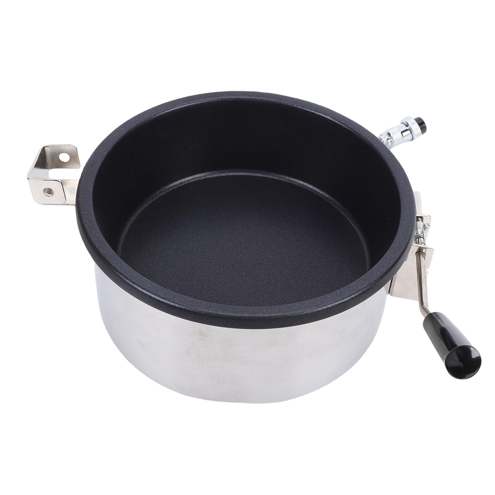Bewinner Olla para Palomitas de Maíz de Acero Inoxidable, Máquina para Hacer Palomitas de Maíz de Gran Capacidad para Calefacción Eléctrica y de Gas, Compacta y Portátil para Uso Doméstico Familiar