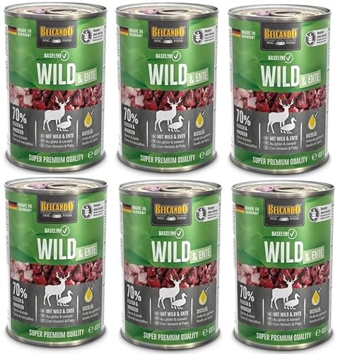 Produktbild von Belcando Baseline Wild und Ente - 6 x 400 g
