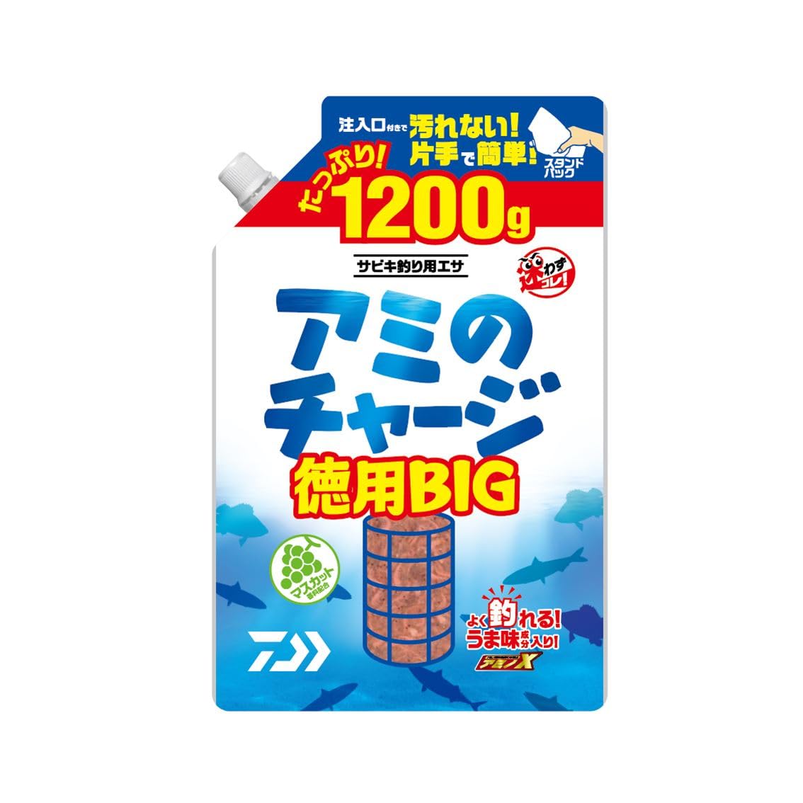 Daiwa Fishing Bait/Sabiki Net Charge 21.3 oz (600 g) / 44.2 oz (1,200 g) Various 1200ｇ 1,200 g (great value)