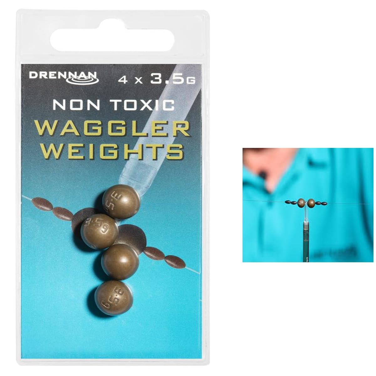 Drennan Waggler Weights Non Toxic: 3.5g