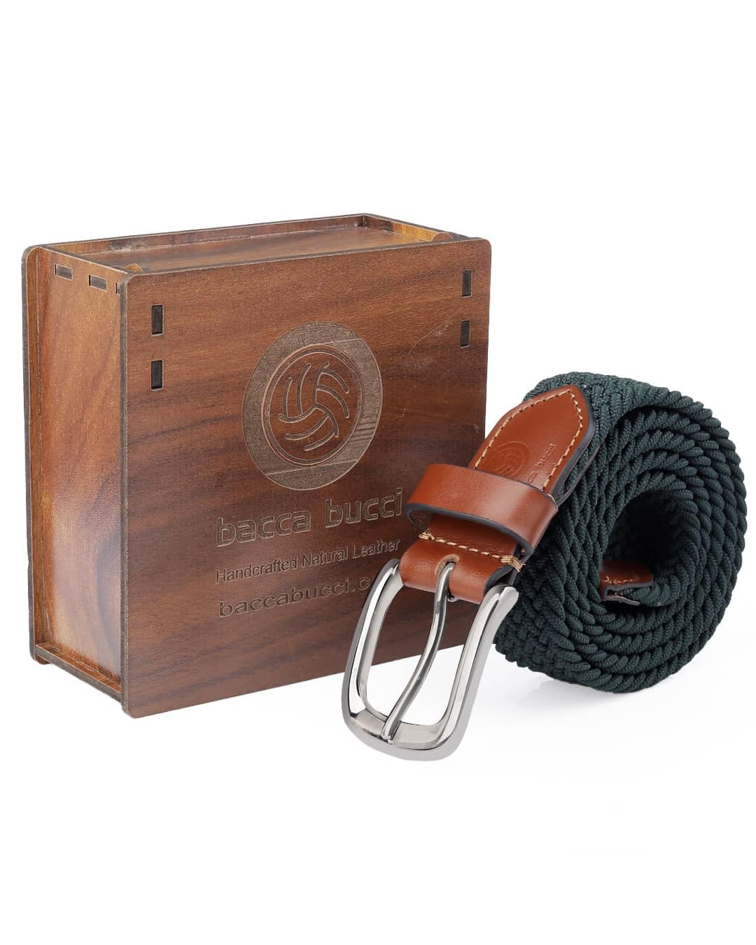 Bacca Bucci Men's Premium Elastic Braided Stretch Belt—Perfect for Golf, Casual, and Everyday Wear 5 61OWHluEInL. SL1350