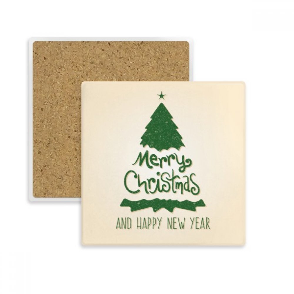 Coaster Arbre de Noël contre les taches d'humidité sur vos tables en bois massif