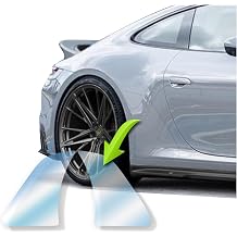 PPF Paint Protection Film Clear Side Stone Rock Chip Fender Quarter Panel Vinyl Guard Decals Compatible with Porsche 911 996 997 991 992 991