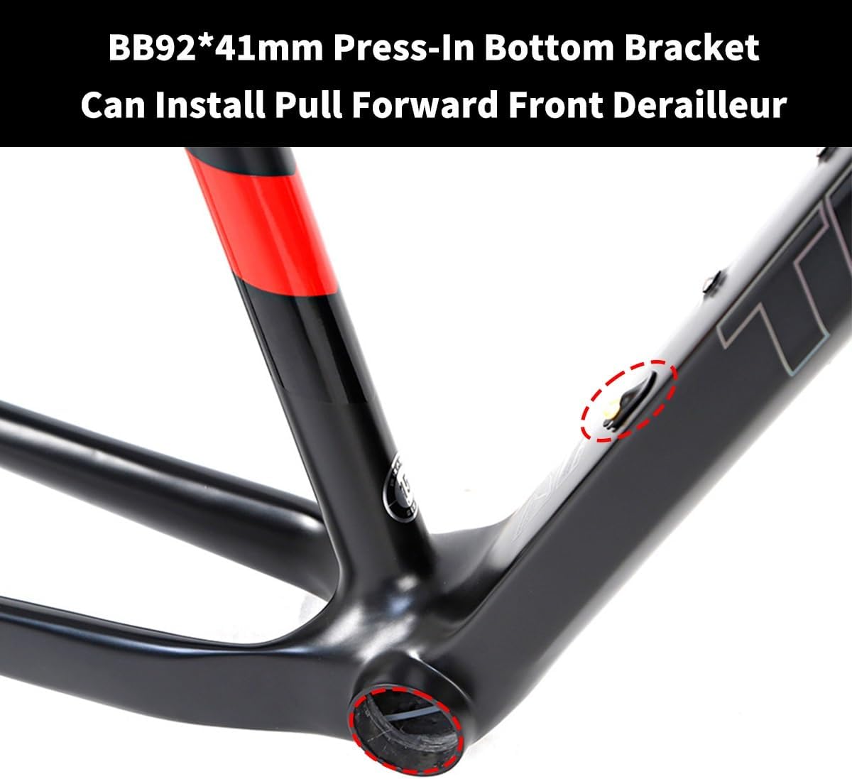 Mountain Bike Hardtail Frame 29er XC Cyclocross Bikes Frame 15/17/19in Carbon Fibre Rigid Frame Disc Brake 12 * 148mm Thru-Axle(Silver,29 * 19")