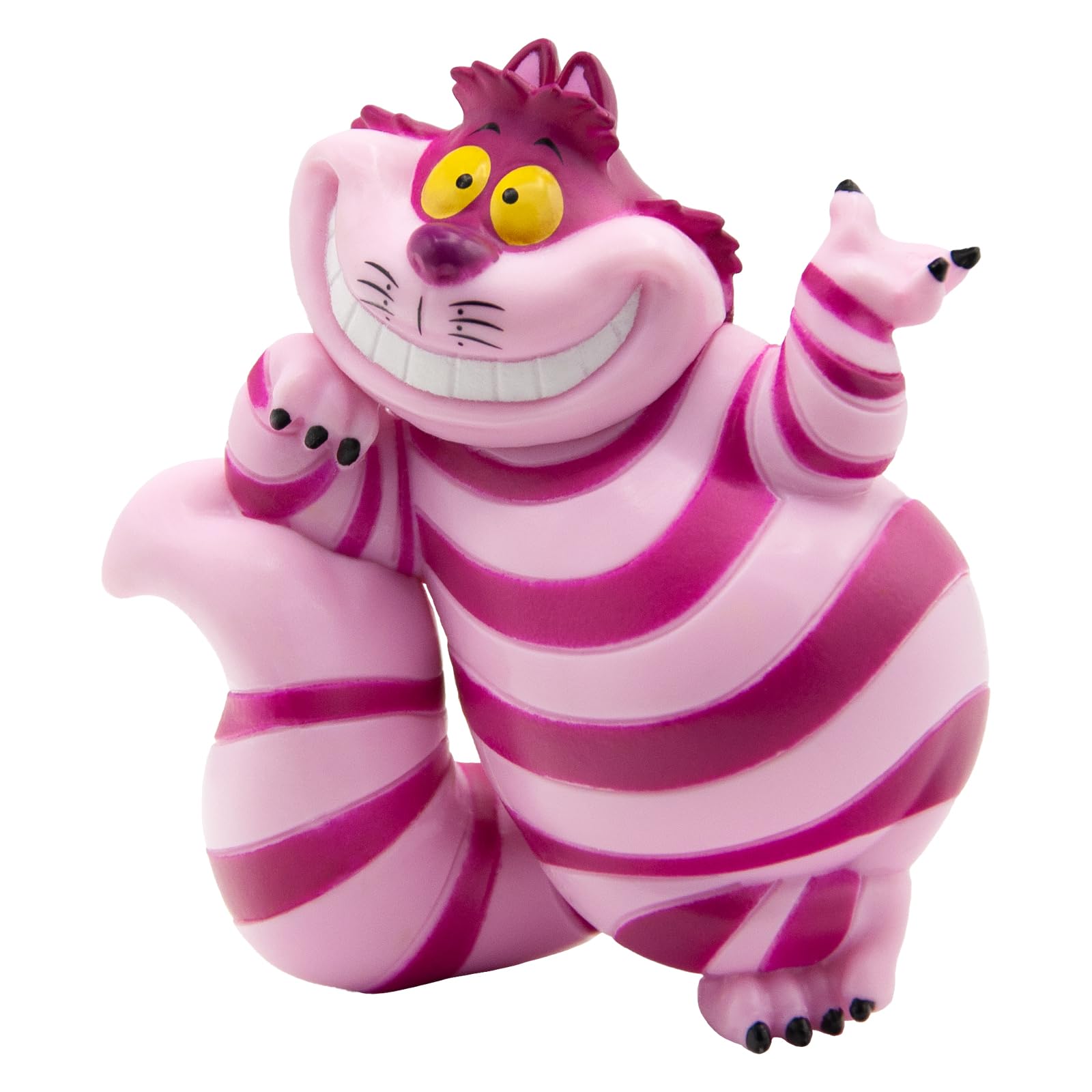 Bullyland 11401 Stregatto, Alice nel Paese delle Meraviglie, Statuetta senza PVC, Gioco Immaginativo, Collezionabile, Multicolore, Dipinta a Mano, Walt Disney, Cake Design, Altezza 7 cm