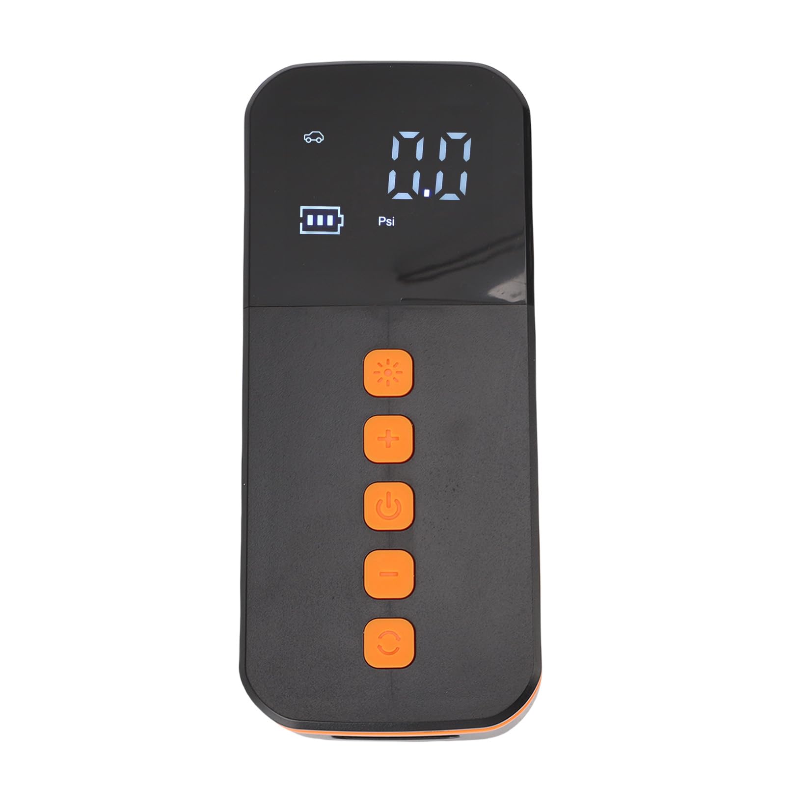 Fockety Gonfiatore Portatile per Pneumatici con Display Digitale per Auto | Pompa ad aria senza fili con luce LED per moto, bicicletta, pallone sportivo, uso di emergenza