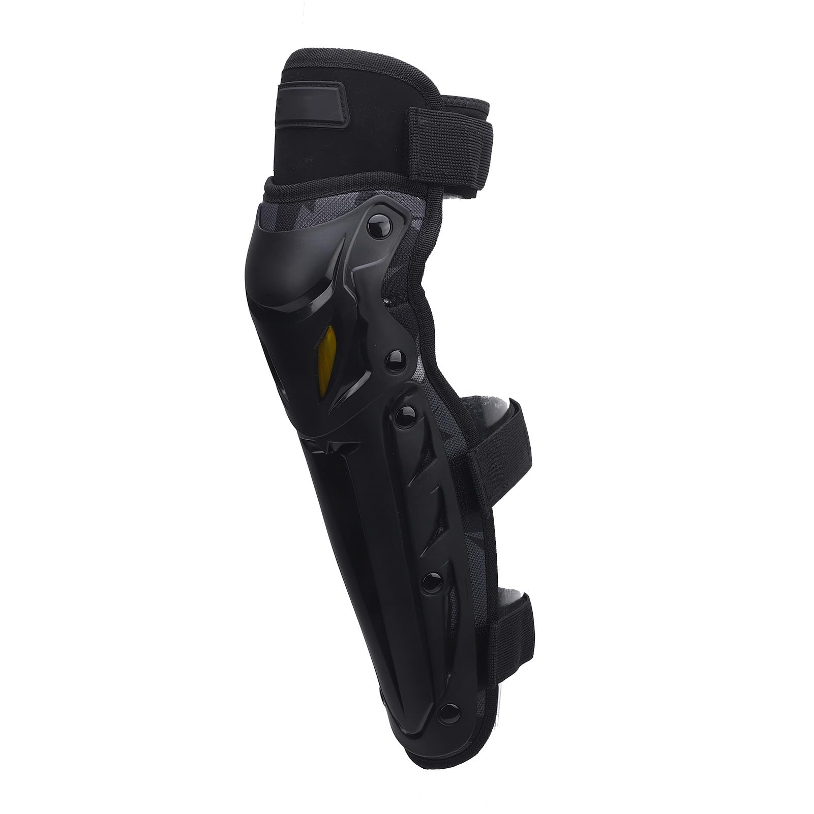 Protège-tibias de Genou de Moto, équipement de Protection de Genou de Moto, Mousse Tampon en Coque PP pour Dirtbike pour le Ski et le Cyclisme (multicolore)