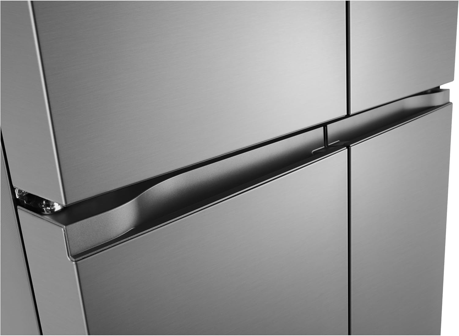 LG GMB860PYDE Frigorifero Multidoor Slim, Frigorifero 4 Porte Classe E, 530L, Wi-Fi, Linear Cooling, Smart Diagnosis, Compressore Smart Inverter, Total No Frost, Design porte piatte, Prime Silver