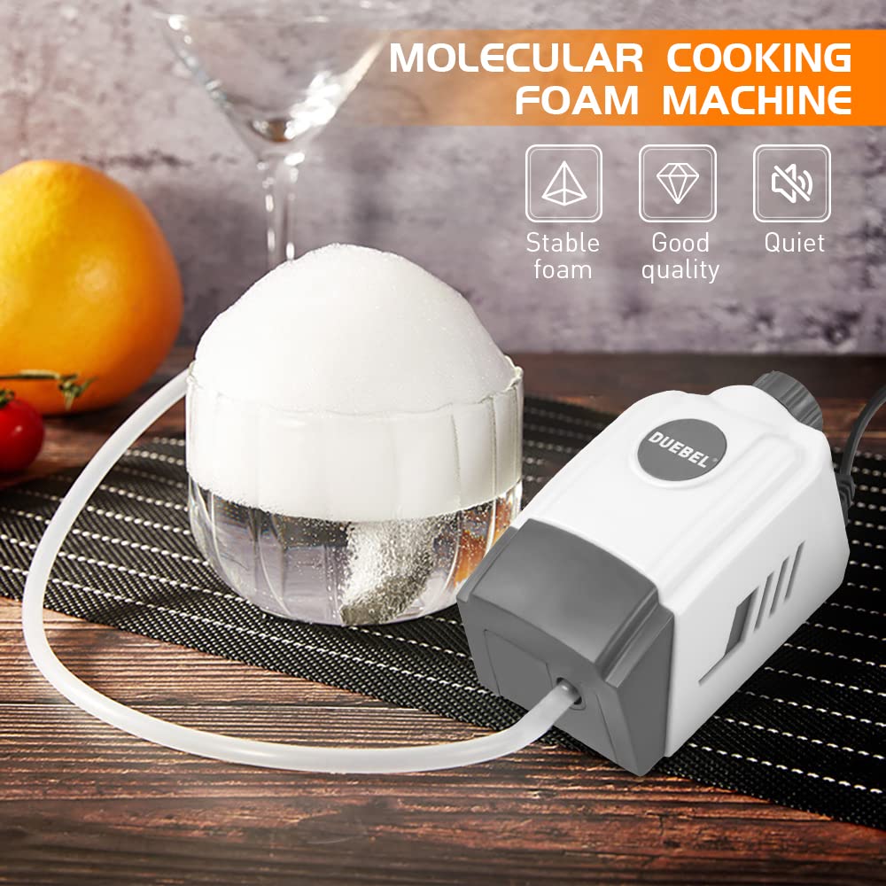 DUEBEL Generatore di schiuma di gastronomia molecolare, kit di generazione di schiuma di regolazione continua della velocità, strumento di cottura creativo dello chef