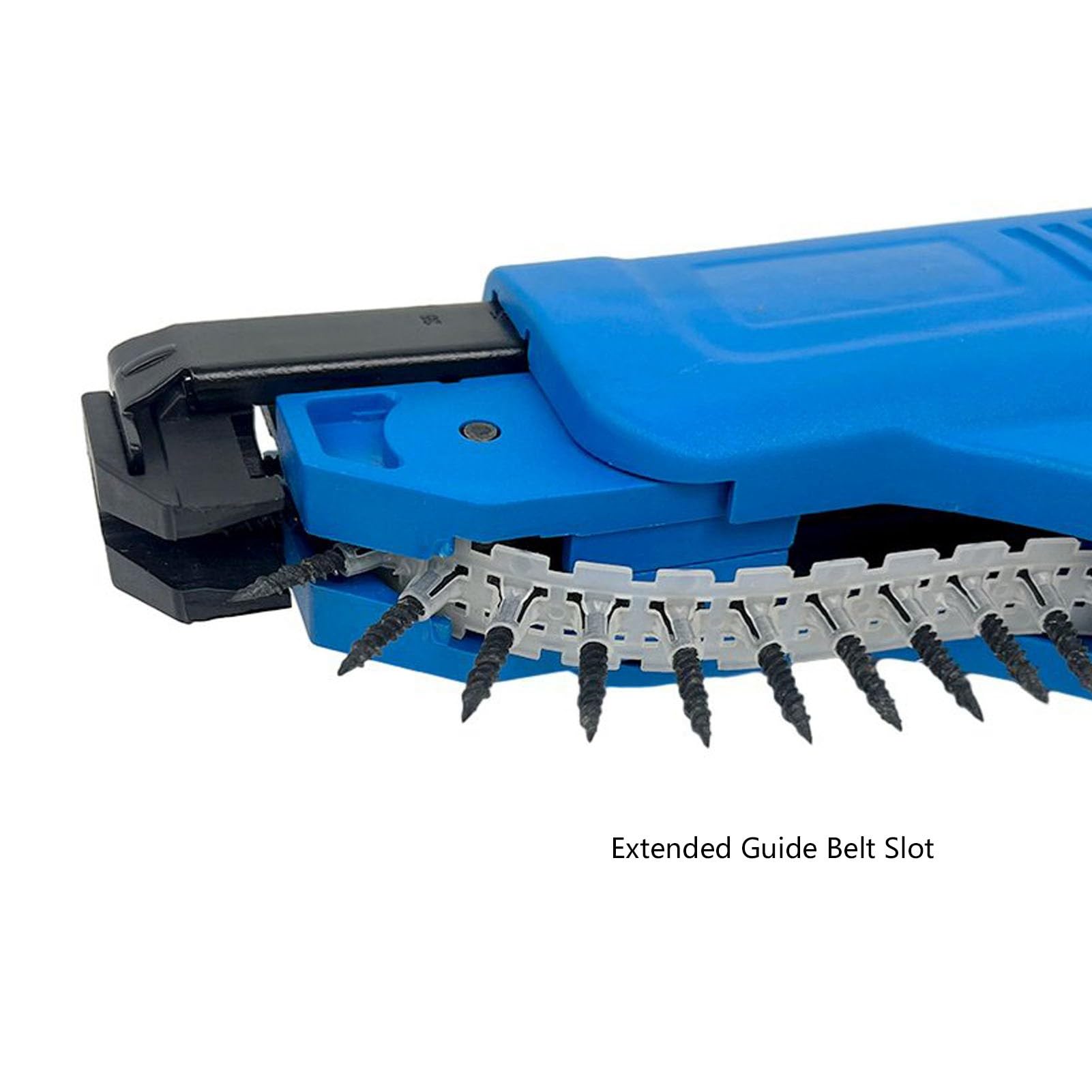 aqxreight Adattatore per Pistola Sparachiodi a Catena per Trapano Elettrico 47 * 50 Mm, Adattatore per Chiodo a Catena con Punta a Vite con Regolazione Automatica e Spinta a Molla Ispessita,