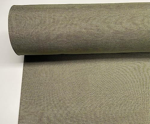 Tissu nid d'abeille vert kaki 280cm au mètre pour rideau et tapisserie